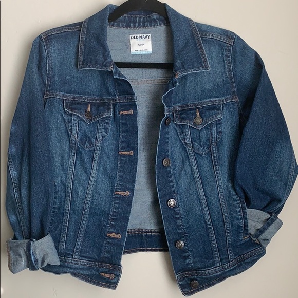 Old Navy Jackets & Blazers - OLD NAVY CLASSIC FIT BLUE JEAN JACKET | Small